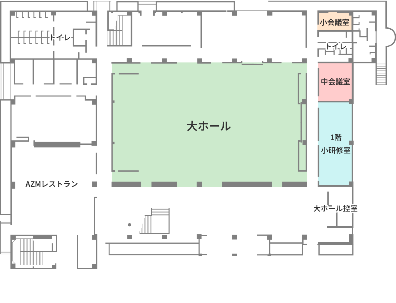 フロアマップ 1F